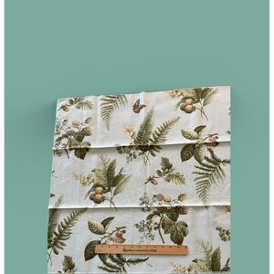 Quilt Craft Heavy Fabric Upholstery Botanical Decorating Sample‎ 27 x 27 Fern